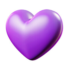  Purple Heart 3d  cartoon style illustration 