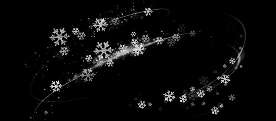 snowflakes abstract background illustration 