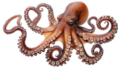 Obraz premium Octopus Majestic Pose 