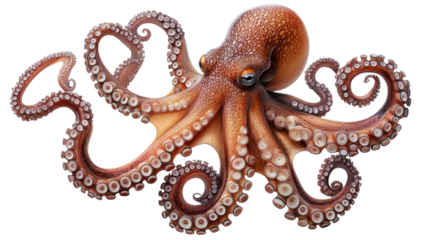 Octopus Majestic Pose 