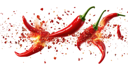 Fiery Chili Pepper Explosion 