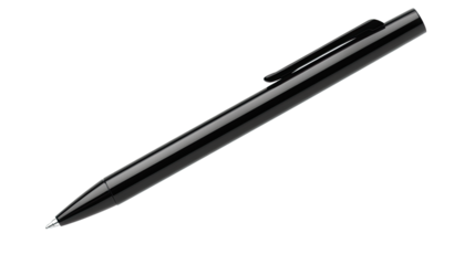 Sleek Black Pen:  A sophisticated black pen with a minimalist design. It's simple yet elegant, perfect for any occasion.  