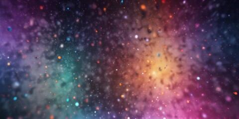 Multi-colored light spots in an abstract background with a subtle bokeh effect, artistic, ambient light