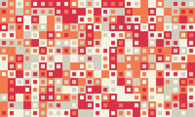 Symmetrical cube design with soft colours. Perfect for contemporary textiles, repeat prints, and ornate backgrounds, adding a touch of visual simplicity.