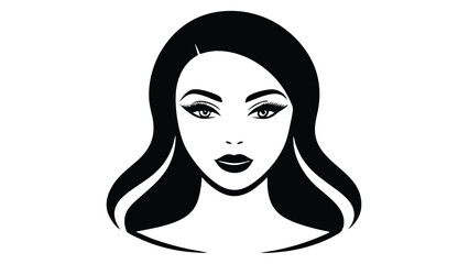 Woman's Face with Bold Eyelashes