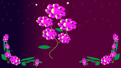 Web a nice color fiower design 