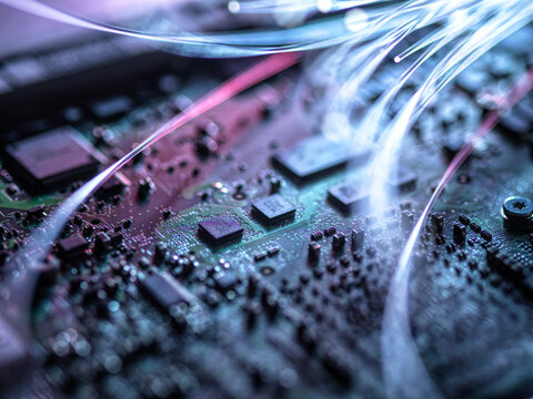 Data transfer, conceptual image