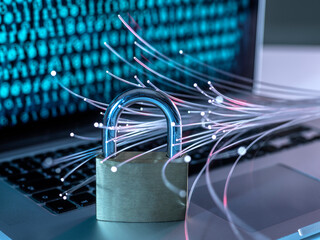 Cyber security, conceptual image