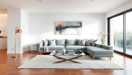 Modern Style - Living Room Interior Design With Modern Concept - Hotel Living Room - Apartment Living Room Interior With Sofa - Interior Design - Modern Living Room With Furniture