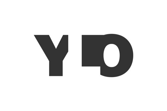 YLO logo design. Initial letter Y L O bold font style for tech startups, consulting, corporate branding. Creative company name, headlines typography identity, trendy logotype.