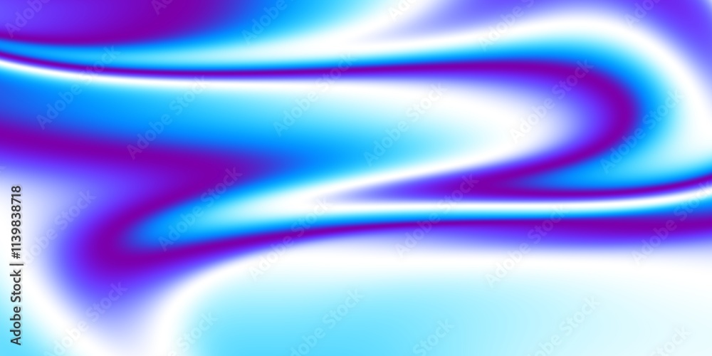 Poster A mesmerizing blend of captivating blue hues creating fluid dynamics within a stunning abstract design
