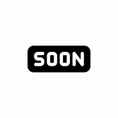 soon banner (2) icon sign vector
