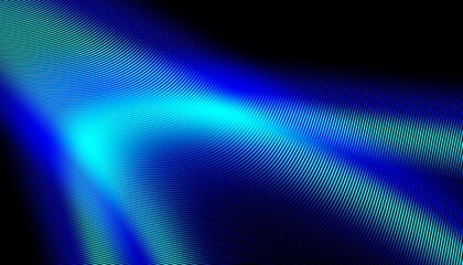 beautiful abstract wave technology black background with blue light digital effect corporate concept