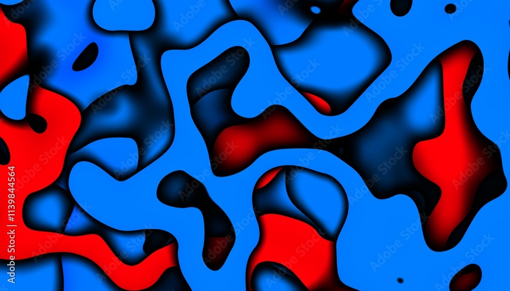 Aufkleber 3d abstract background with paper cut shapes. abstract design layout for business presentations, fly