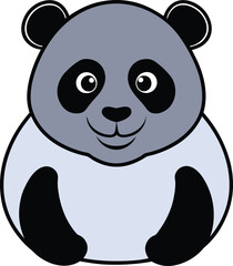 panda bear with a bamboo