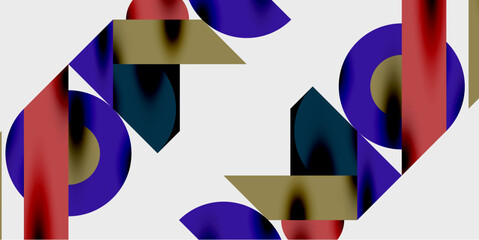 Vibrant abstract background circles with smooth gradients, creating a dynamic and modern design. Ideal for creative, tech, or contemporary-themed projects