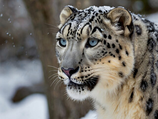 portrait of a leopard