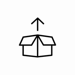 Obraz premium put out box icon sign vector