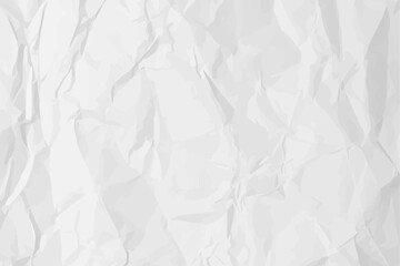 White clean crumpled paper