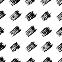 Seamless pattern with hand drawn scribble smears