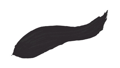 Black brush strokes