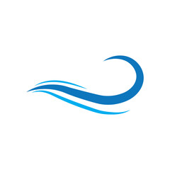 Fototapeta premium Water Logo Design Graphic Illustration