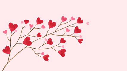 Romantic Whimsy A Unique Celebration of Love Symbols and Pink Backgrounds, Bringing Heartfelt Affection to Life in Vibrant Detail