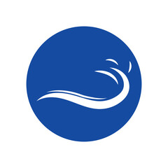 Water Logo Design Graphic Illustration