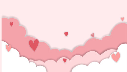 Romantic Whimsy A Unique Celebration of Love Symbols and Pink Backgrounds, Bringing Heartfelt Affection to Life in Vibrant Detail