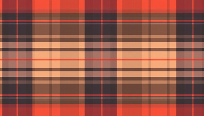 PNG ULTRA HD 8K Plaid Check Pattern &ndash; Seamless Fabric Texture with Tartan Textile Print, Vibrant Color Combinations, Ideal for Backgrounds and Design