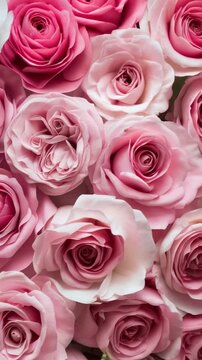 pink roses background