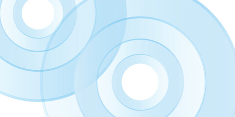 White abstract background with blue circles. Halftone dot decoration. Modern banner template. vektor