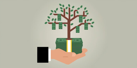 Money Tree Growth Investment Finance Wealth Prosperity