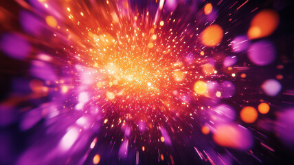 Obraz premium Colorful fireworks lighting up the night sky