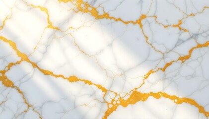 A rich golden marble backdrop adorned with intricate patterns of gold and white paint, exuding sophistication and style