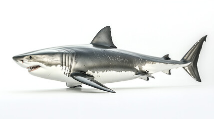 Fototapeta premium shark isolated on white