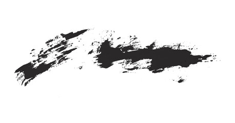 Black brush strokes