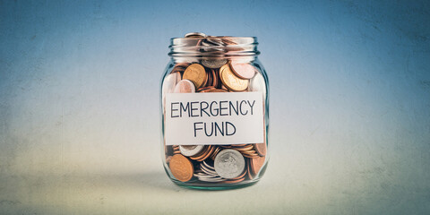 Emergency Fund Jar Savings Money Finance Security