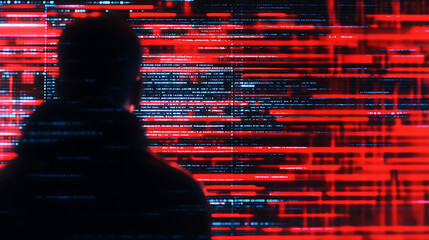 Illegal downloading of pirated software from hackers server virus threat in digital space