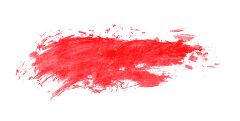Red brush strokes