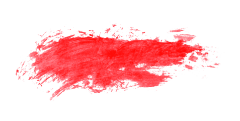 Red brush strokes