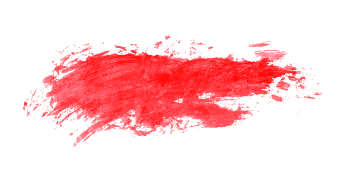 Red brush strokes