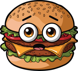 burger and hamburger