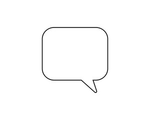 Speech bubbles. Speak bubble text, cartoon chatting box, talk bubble, message box. Blank empty speech bubbles.. Vector