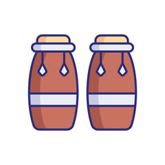 Conga Drums vector icon
