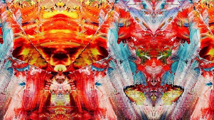 Abstract art background . Hand painting artwork on canvas .