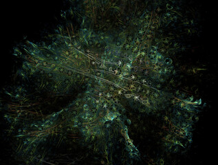 Imaginatory fractal abstract background Image