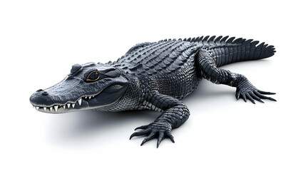 Fototapeta premium Dark Alligator 3D Render