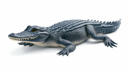 Naklejka premium 3D Alligator Illustration