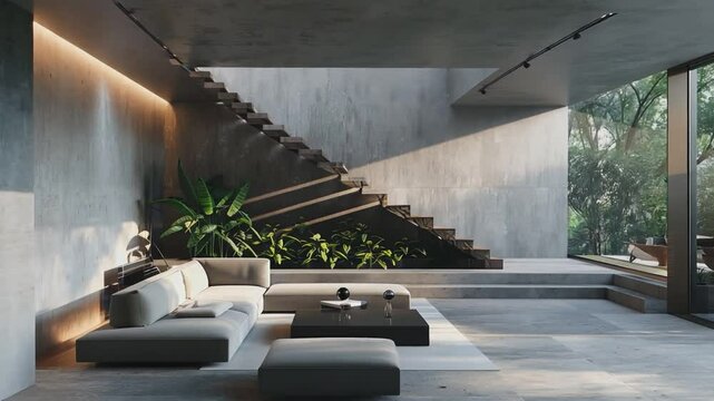 Modern Minimalist Living Room Design 